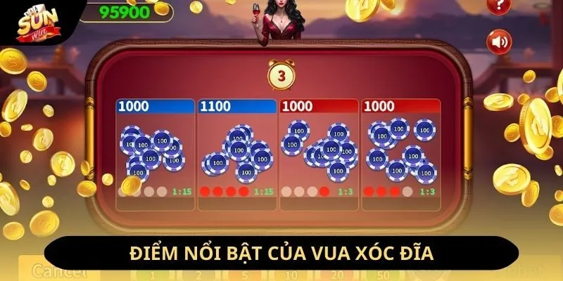Vua Xóc Đĩa - Bộ Môn Đỏ Đen Dễ Chơi Nhất Trong Năm 2026 3 Sunwin Những điểm vượt trội của xóc đĩa vua Sunwin